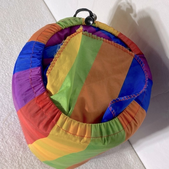 Vintage Rainbow Striped Sleeping Bag - Picture 9 of 14